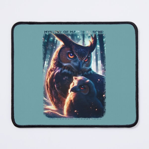 Item preview, Owl and Owlet in Forest Light designed and sold by Zavdesign.