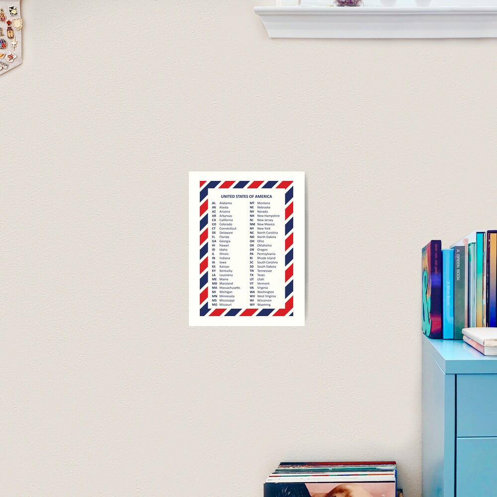 50 United States of America Poster