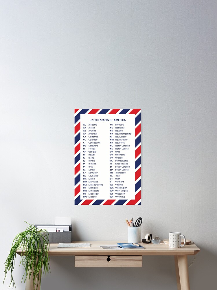50 United States of America Poster