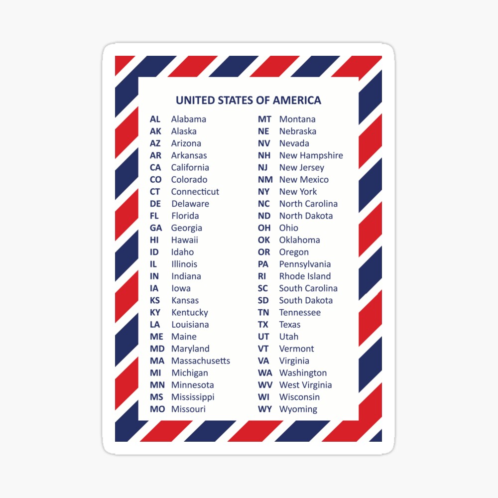 50 United States of America Poster