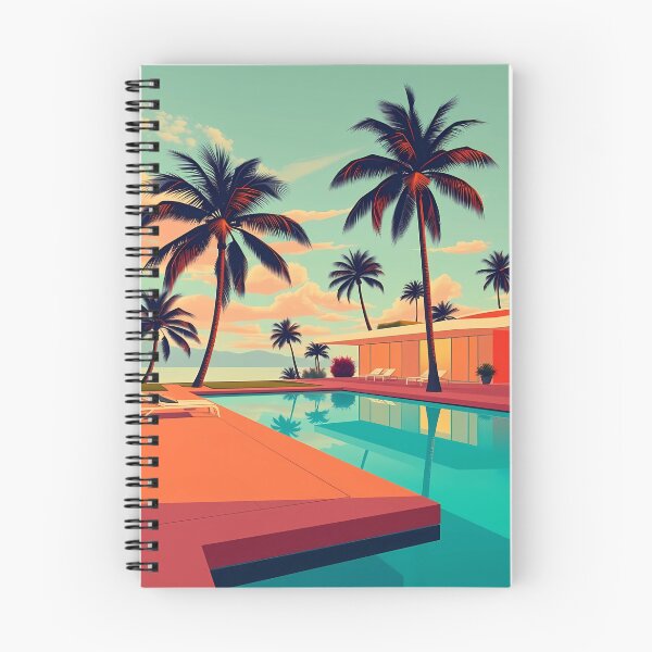 Item preview, Low-Angle Tropical Pool View designed and sold by irynaartbyim.
