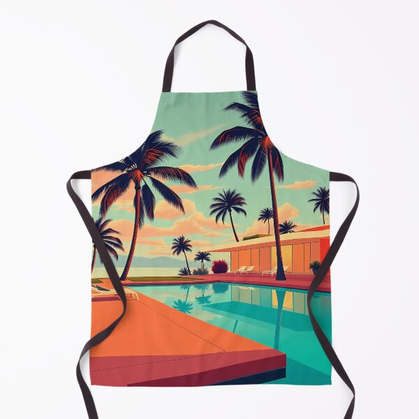 Item preview, Vista de la piscina tropical desde un ángulo bajo designed and sold by irynaartbyim.