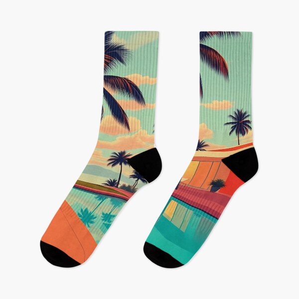 Item preview, Low-Angle Tropical Pool View designed and sold by irynaartbyim.