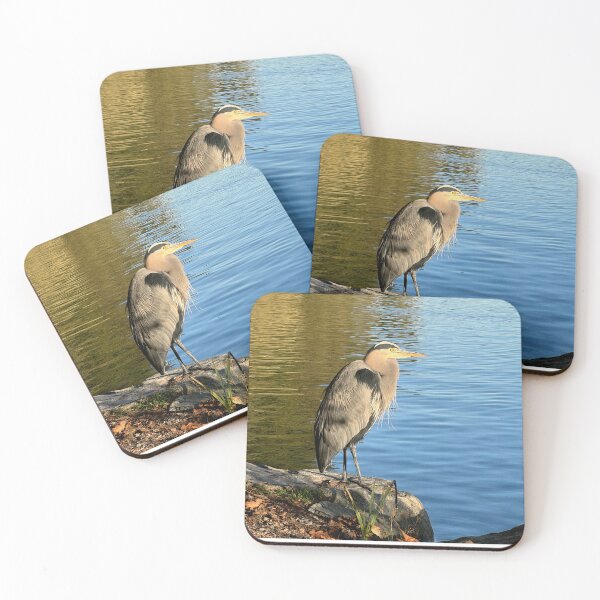 Item preview, Great Blue Heron at Lost Lagoon designed and sold by Orca Chuckle Studios.