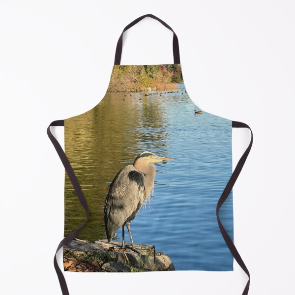 Item preview, Great Blue Heron at Lost Lagoon designed and sold by Orca Chuckle Studios.