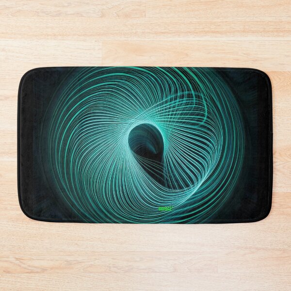 Item preview, Light Sea Green and Turquoise Op-Art Print - dePace' designed and sold by mrpropcake.