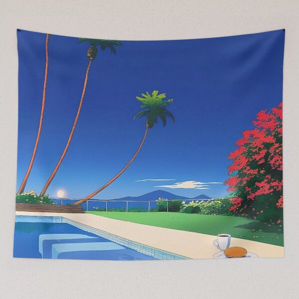 Item preview, Morning Poolside Coffee designed and sold by irynaartbyim.
