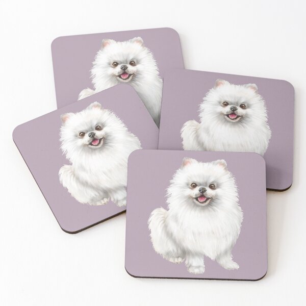 Item preview, White Pomeranian Dog | Cute Pomeranian | Pomeranian Puppy designed and sold by PawsandPages.