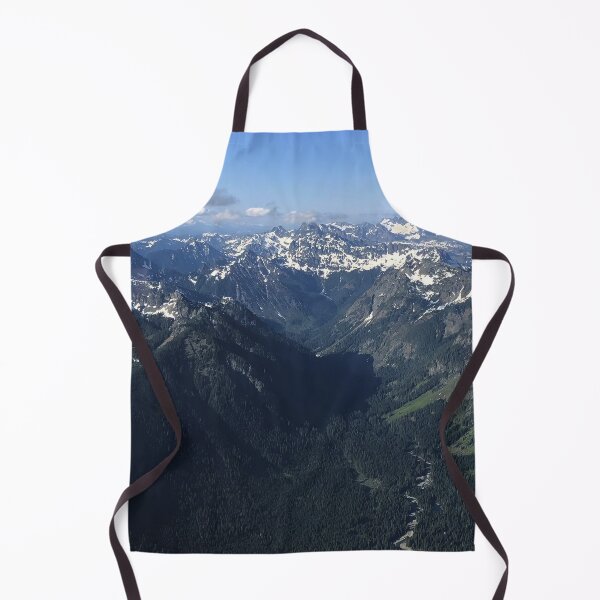 Artikelvorschau, Blick auf die Cascade Mountains entworfen und verkauft von flyscenicair.
