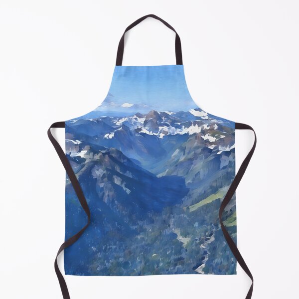 Item preview, Vista de la montaña Cascade (impresionista) designed and sold by flyscenicair.