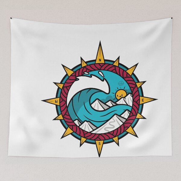 Item preview, Mountainous Wave designed and sold by Foksy Art.