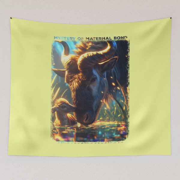Item preview, Wildebeest Mother and Calf designed and sold by Zavdesign.