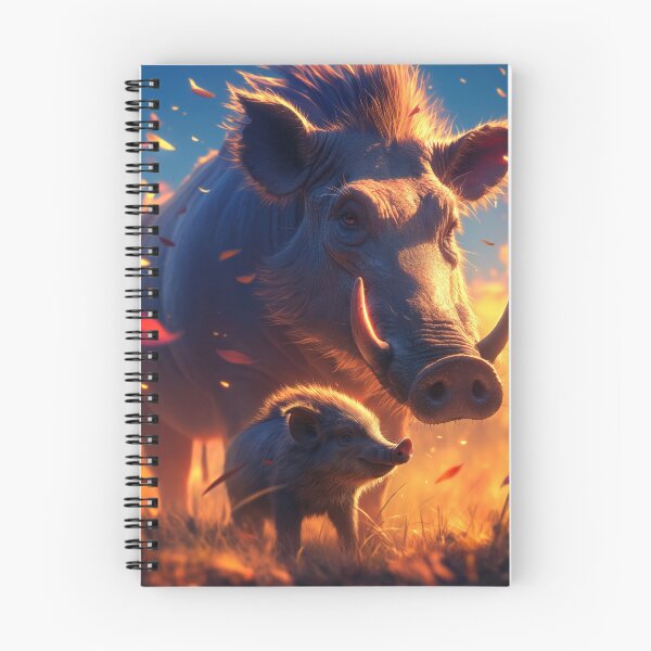 Item preview, Mother and Baby warthog designed and sold by Zavdesign.