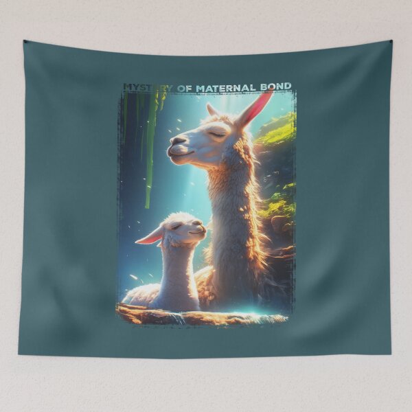 Item preview, Llamas in Peaceful Moment designed and sold by Zavdesign.