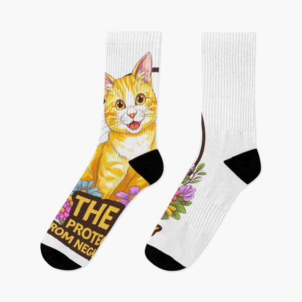 Item preview, THE CAT PROTECTS US FROM NEGATIVE ENERGY designed and sold by Marketing Products Trust.