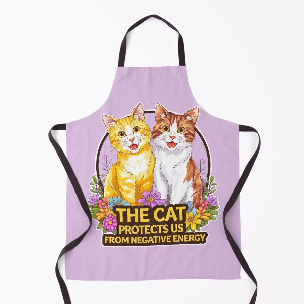 Item preview, THE CAT PROTECTS US FROM NEGATIVE ENERGY designed and sold by Marketing Products Trust.