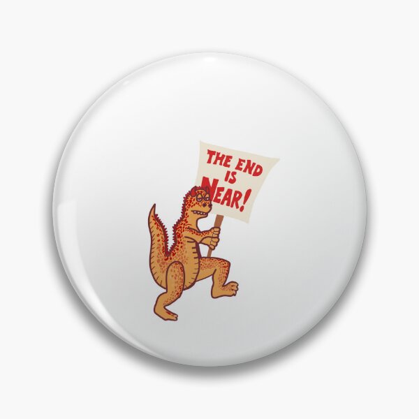 Item preview, The End is Near Dinosaur designed and sold by beccaamac.