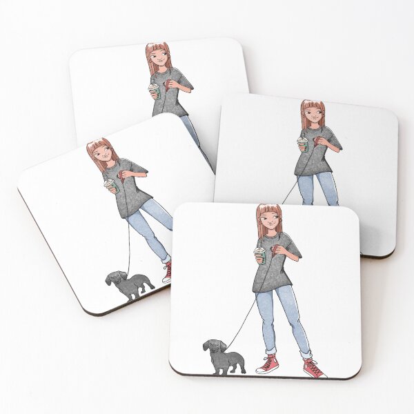 Item preview, Girl And Dog designed and sold by isminitelidec.