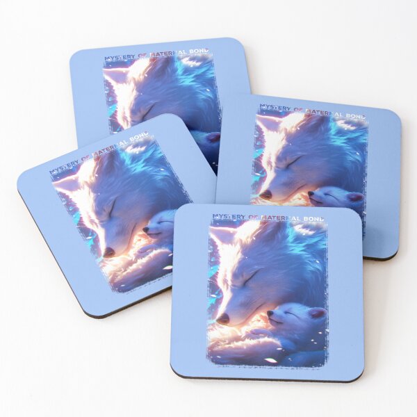 Item preview, Polar Fox Protecting Her Cub designed and sold by Zavdesign.