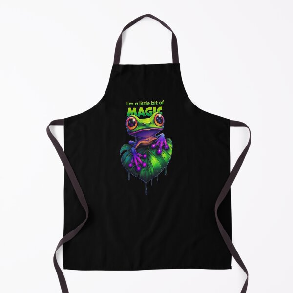 Item preview, Magical cute frog on a leaf designed and sold by Zavdesign.