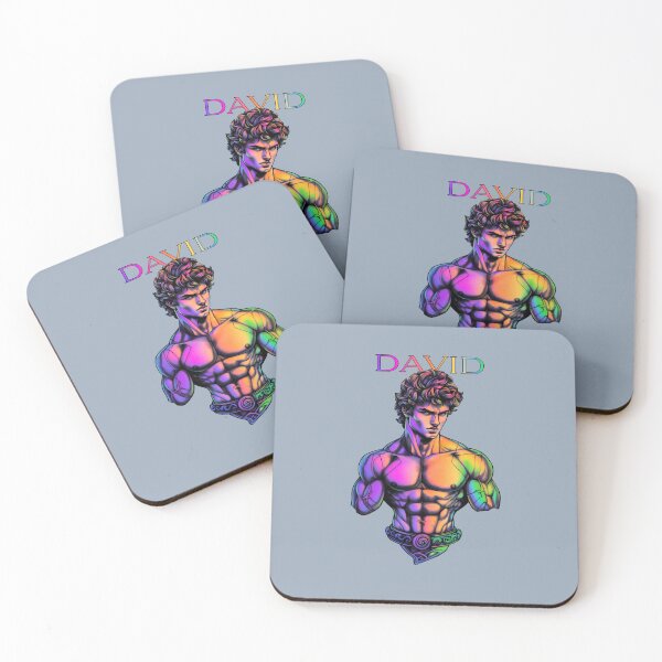 Item preview, David by Michelangelo buonarotti | colorful illustration designed and sold by Zavdesign.