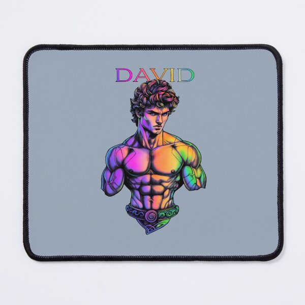 Item preview, David by Michelangelo buonarotti | colorful illustration designed and sold by Zavdesign.