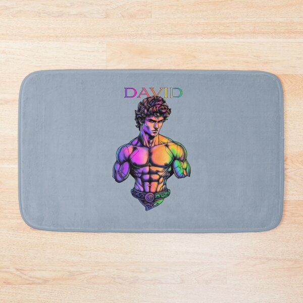 Item preview, David by Michelangelo buonarotti | colorful illustration designed and sold by Zavdesign.