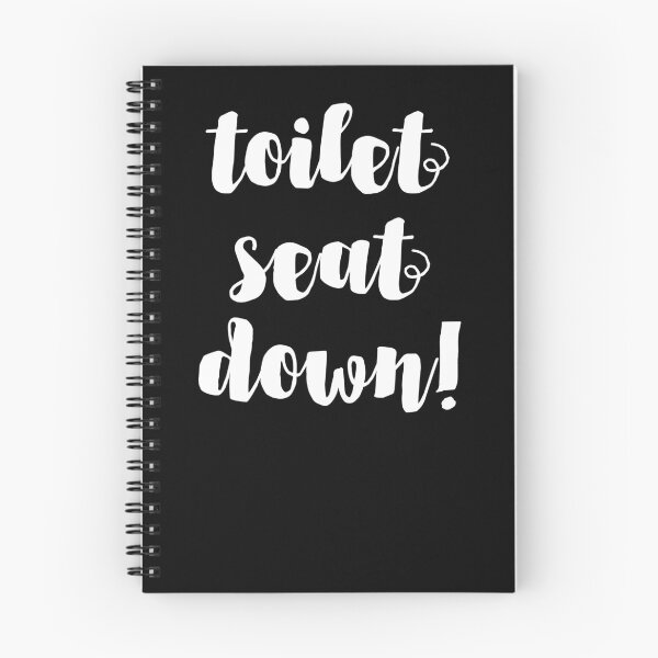 Item preview, TOILET SEAT DOWN! designed and sold by jazzydevil.