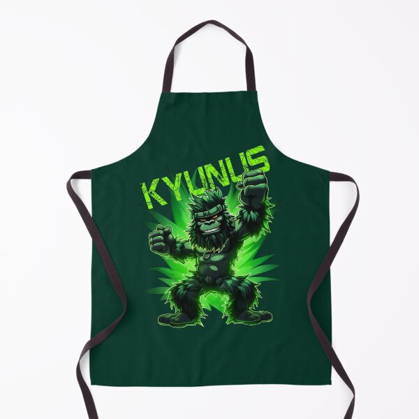 Item preview, Bigfoot named Kyunus. Vibrant green neon colors. designed and sold by Zavdesign.