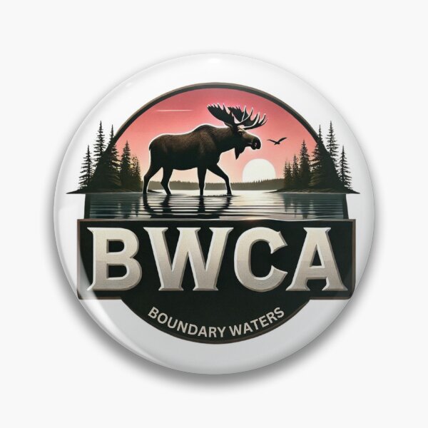 Item preview, Boundary Waters Canoe Area Wilderness Moose Design designed and sold by WayoftheWater.