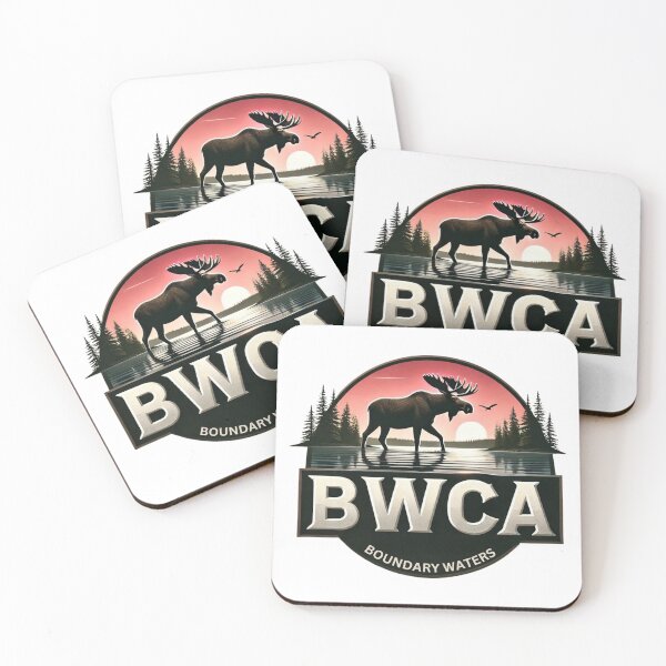 Item preview, Boundary Waters Canoe Area Wilderness Moose Design designed and sold by WayoftheWater.