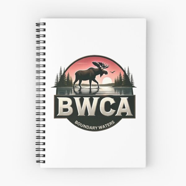 Item preview, Boundary Waters Canoe Area Wilderness Moose Design designed and sold by WayoftheWater.