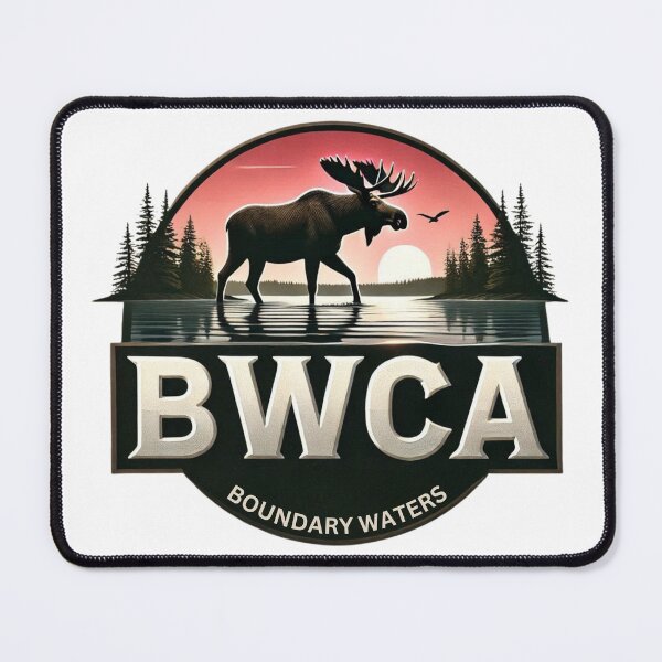 Item preview, Boundary Waters Canoe Area Wilderness Moose Design designed and sold by WayoftheWater.