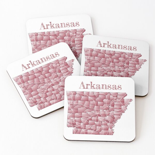 Item preview, Arkansas Counties & Major Roads designed and sold by PhilbonianDezin.