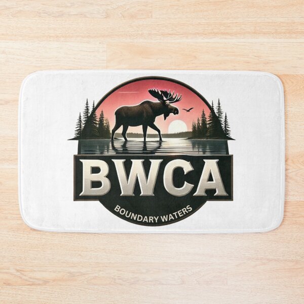 Item preview, Boundary Waters Canoe Area Wilderness Moose Design designed and sold by WayoftheWater.