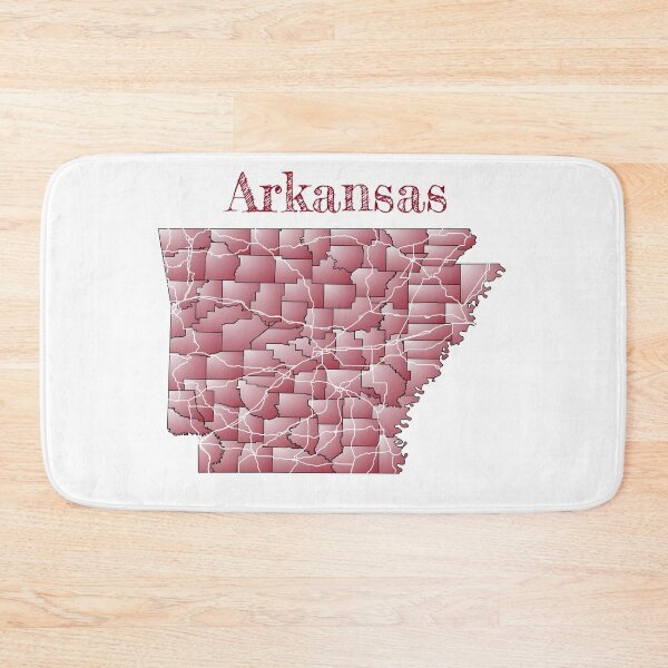 Item preview, Arkansas Counties & Major Roads designed and sold by PhilbonianDezin.