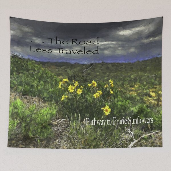 Item preview, RLT Pathway to Prairie Sunflowers Poster designed and sold by Wayne King.