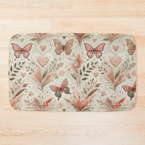 Item preview, Seamless Boho Hearts & Butterflies | Everyday Elegance with a Valentine’s Touch designed and sold by DEEPDesignsART.