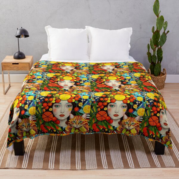 Item preview, Beautiful girl with a cat. designed and sold by Natalia-Vlad.