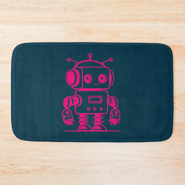 Item preview, A small cute robot created by pink lines. designed and sold by Zavdesign.