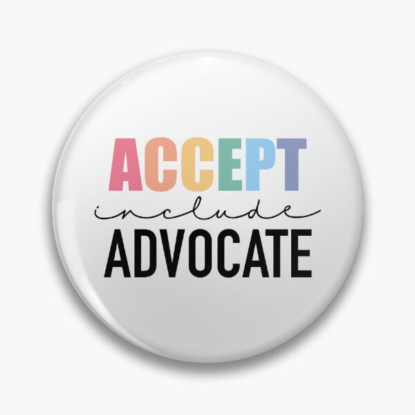 Item preview, Accept. Include. Advocate. designed and sold by Ali Maeve Art.