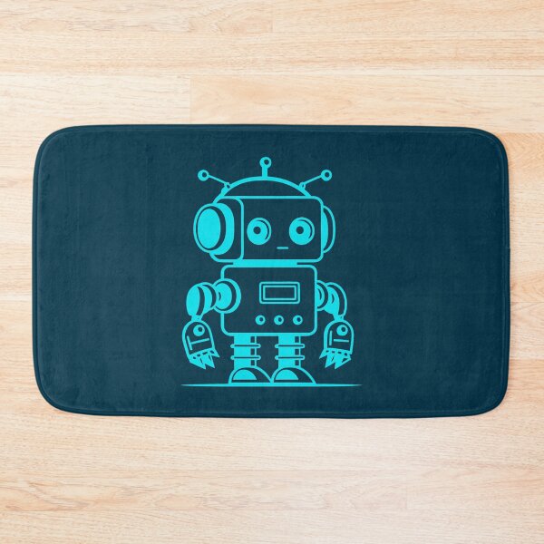 Item preview, A small cute robot created by blue lines. designed and sold by Zavdesign.