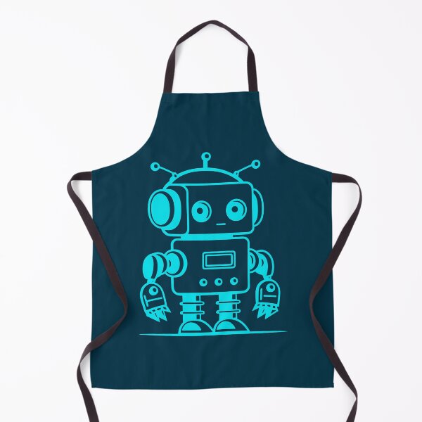 Item preview, A small cute robot created by blue lines. designed and sold by Zavdesign.