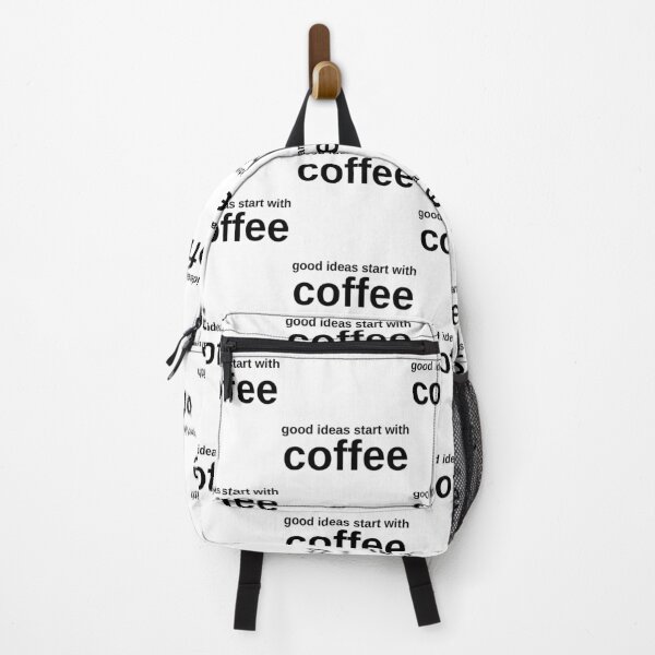 Item preview, Good Ideas Start With Coffee. Sarcastic Coffee Lover Humor. Funny Coffee Addict Gift. Black designed and sold by That Cheeky Tee.