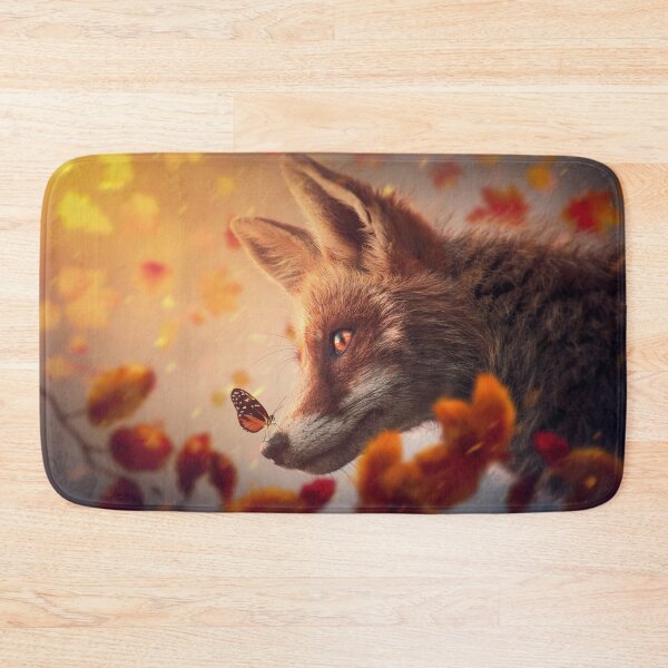 Item preview, Fox with a butterfly on its snout. designed and sold by Zavdesign.