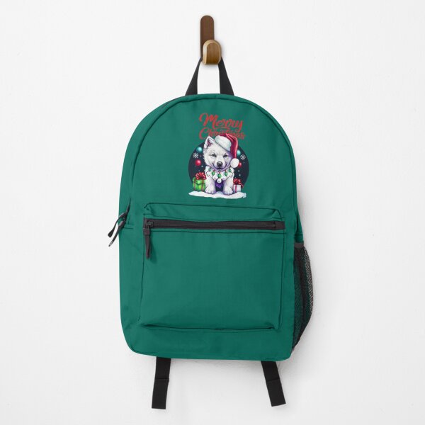 Item preview, Polar wolf Merry Christmas illustration. designed and sold by Zavdesign.