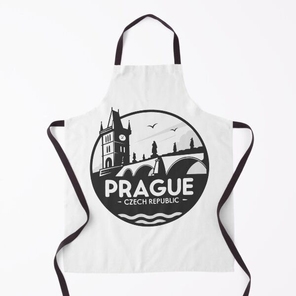 Aperçu de l'œuvre Prague Czech Republic Travel Retro Emblem - Vintage City Souvenir Design créée et vendue par andres felipe  Guevara Rincon.