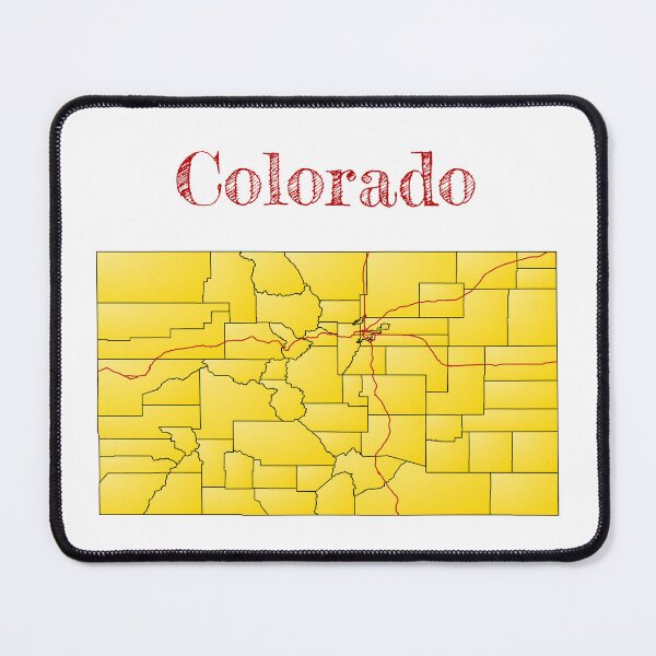 Item preview, Colorado Counties & Interstates designed and sold by PhilbonianDezin.