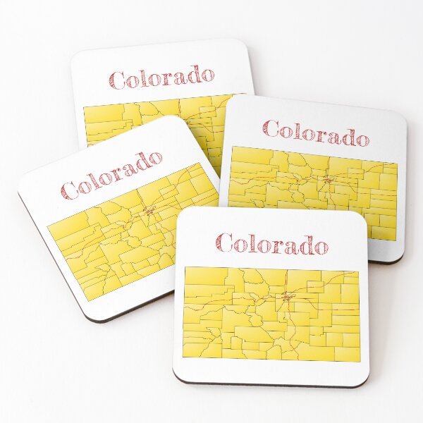Item preview, Colorado Counties & Interstates designed and sold by PhilbonianDezin.