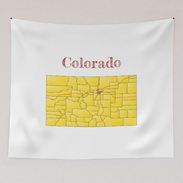 Item preview, Colorado Counties & Interstates designed and sold by PhilbonianDezin.